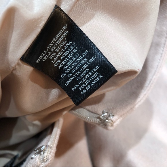 Ann TaylorWool Blend Tan A-line Skirt 8 - Picture 6 of 8